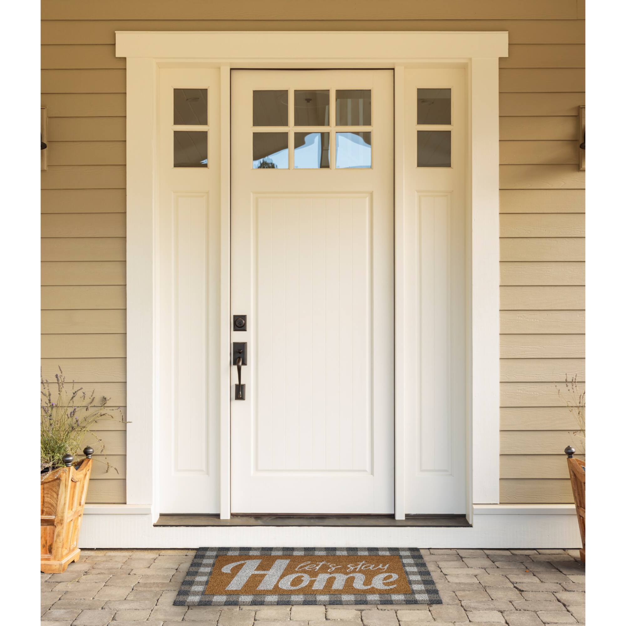 Let's Stay Home Doormat